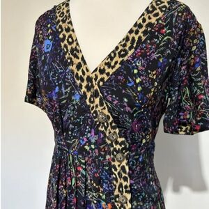 Maeve Anthropologie Size 4 Faux Wrap Dress
